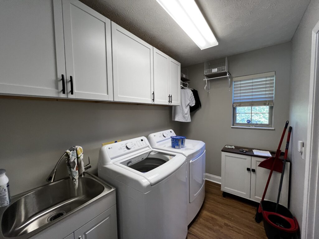 laundry room remodeling done by RM & Sons Remodeling