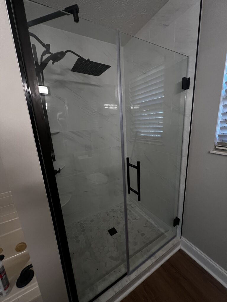 tile shower bathroom remodel